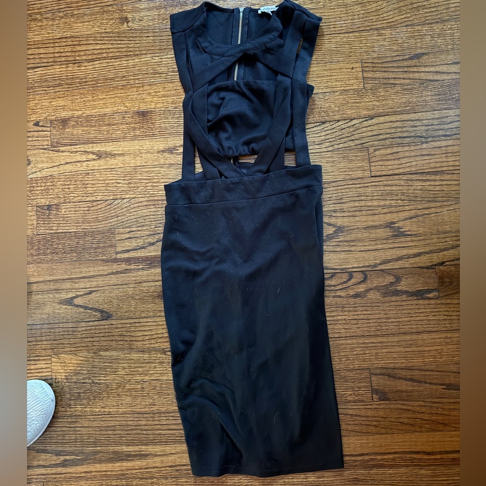 Charlotte Russe Black Backless Dress